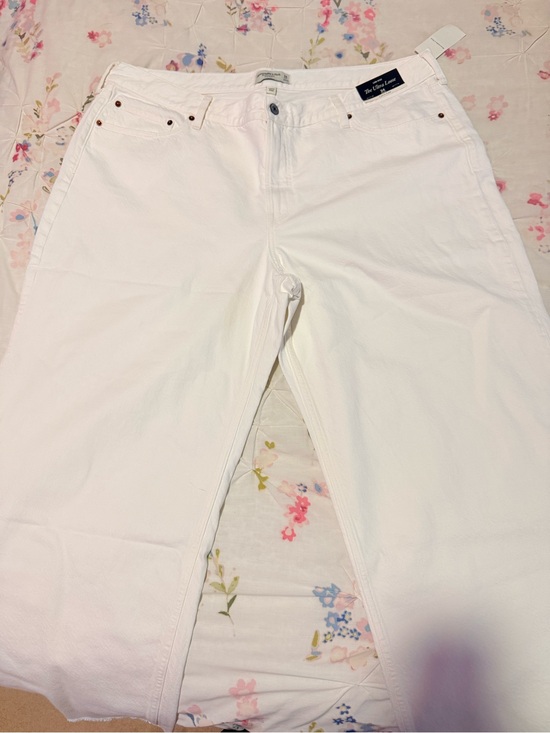 Abercrombie & Fitch Denim - Abercrombie Jeans low rise White Women's Jeans